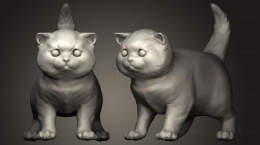 3D model cat Porcelain toy (STL)